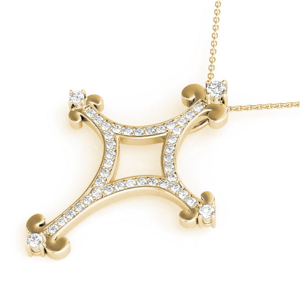 Diamond Cross Pendant · 0.30 ct tw