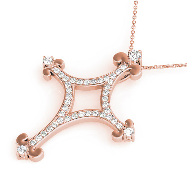 Diamond Cross Pendant · 0.30 ct tw