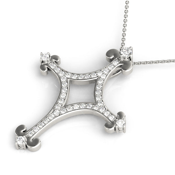 Diamond Cross Pendant · 0.30 ct tw