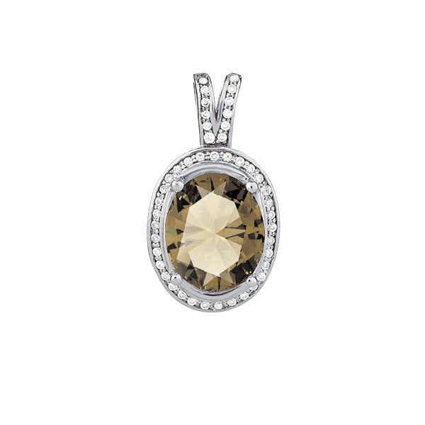 Oval Gemstone Pendant · 0.52 ct tw