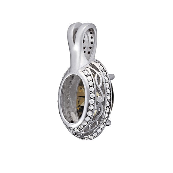 Oval Gemstone Pendant · 0.52 ct tw