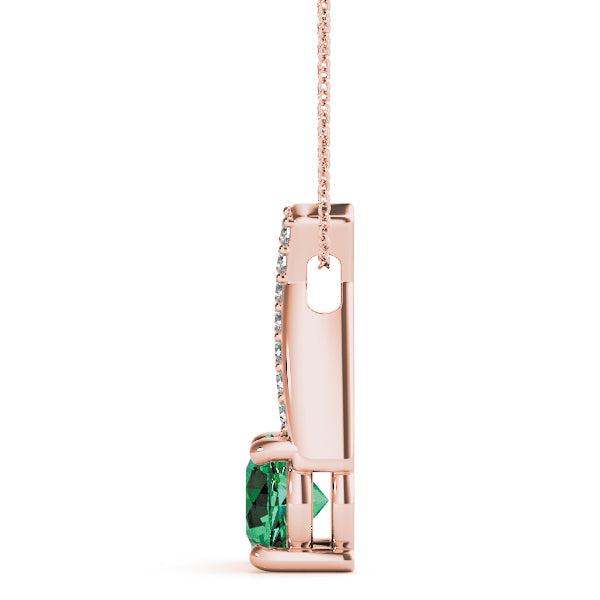 Round Gemstone Pendant · 1.35 ct tw