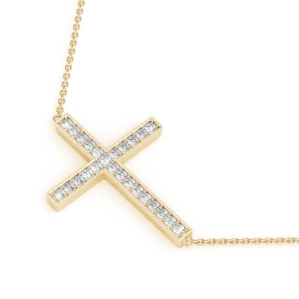 Religious Crosses Diamond Pendant · 0.12 ct tw