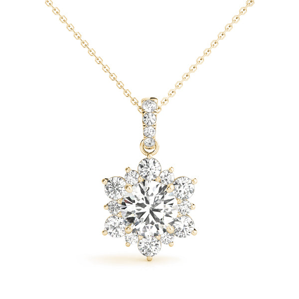Round Diamond Pendant · 1.49 ct tw