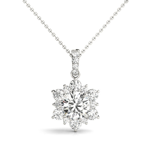 Round Diamond Pendant · 1.49 ct tw