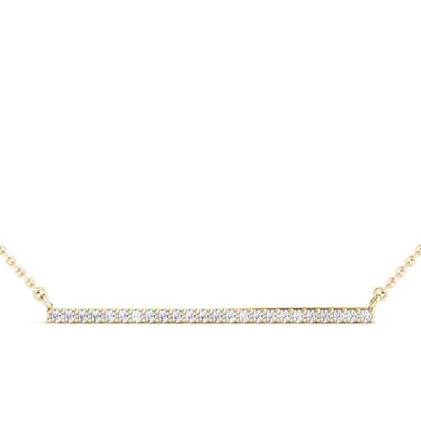 Trapeze Bar Diamond Pendant · 0.12 ct tw