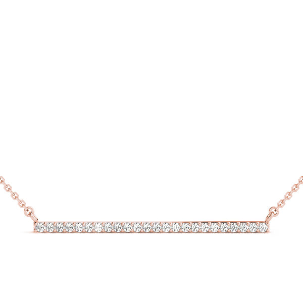Trapeze Bar Diamond Pendant · 0.12 ct tw