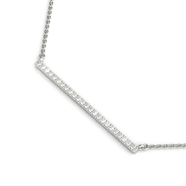 Trapeze Bar Diamond Pendant · 0.12 ct tw