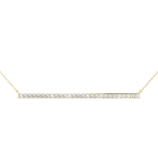Trapeze Bar Diamond Pendant · 0.41 ct tw