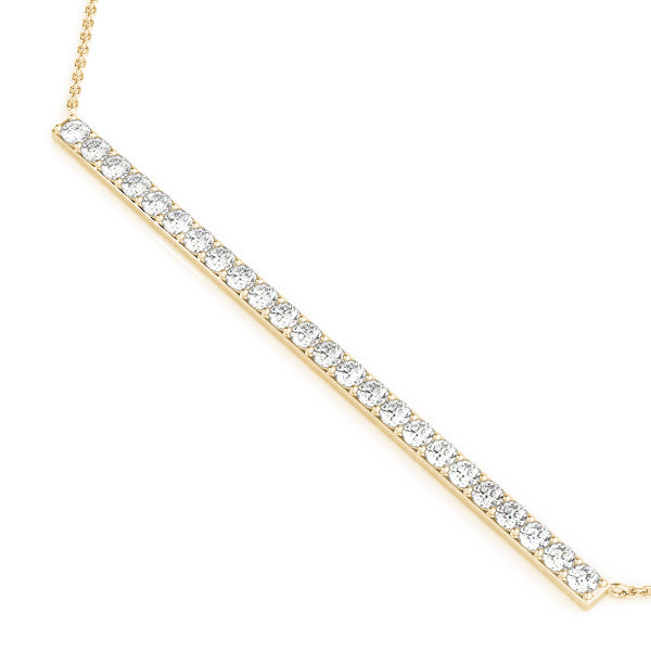 Trapeze Bar Diamond Pendant · 0.60 ct tw