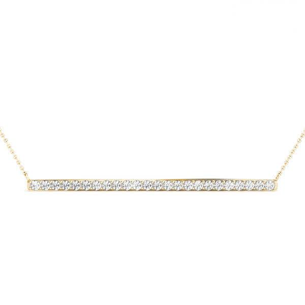 Trapeze Bar Diamond Pendant · 0.48 ct tw