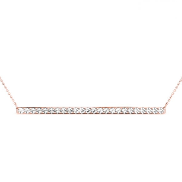Trapeze Bar Diamond Pendant · 0.48 ct tw