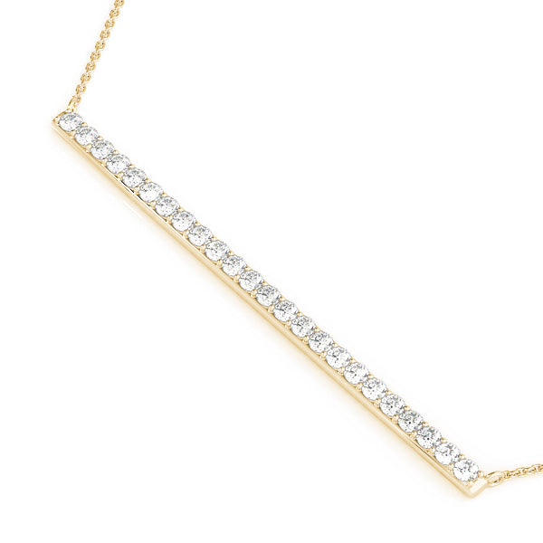 Trapeze Bar Diamond Pendant · 0.48 ct tw