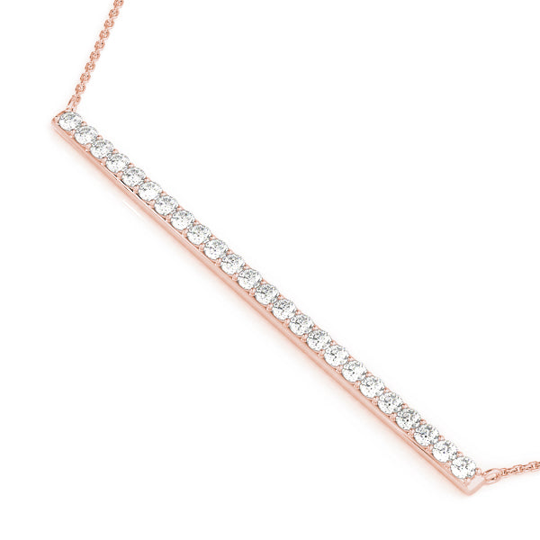 Trapeze Bar Diamond Pendant · 0.48 ct tw