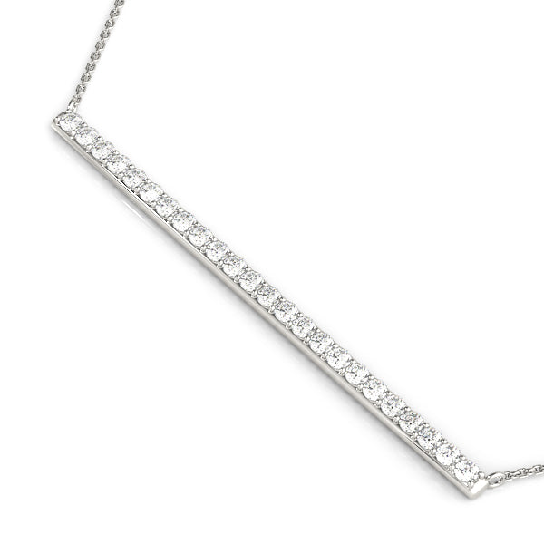 Trapeze Bar Diamond Pendant · 0.48 ct tw