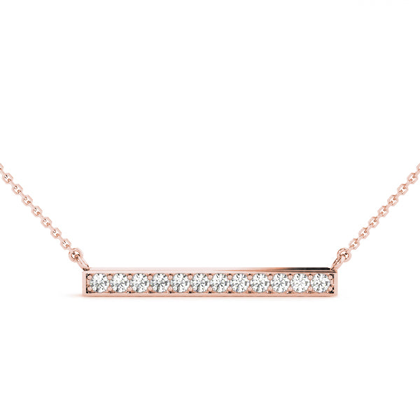 Trapeze Bar Diamond Pendant · 0.24 ct tw