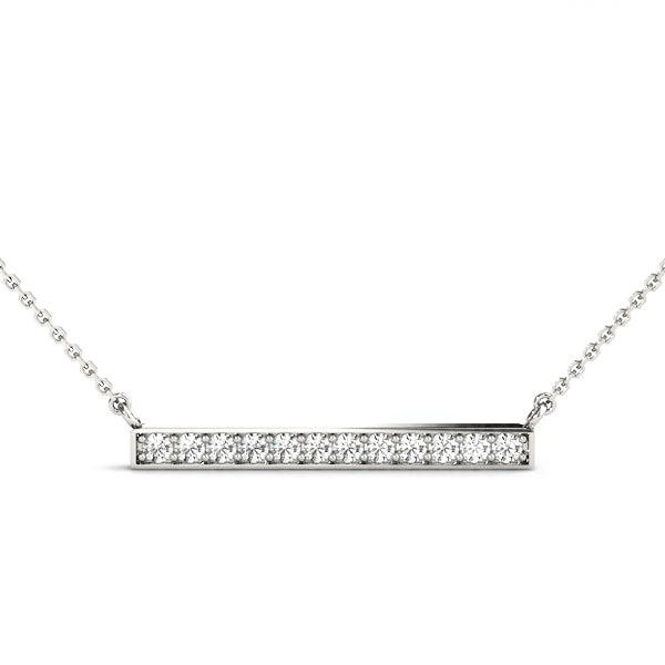 Trapeze Bar Diamond Pendant · 0.24 ct tw