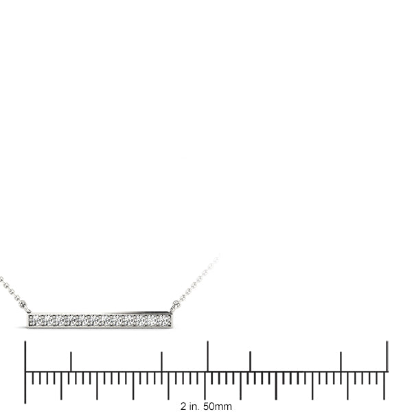Trapeze Bar Diamond Pendant · 0.24 ct tw
