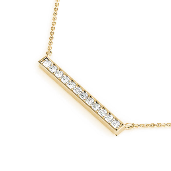 Trapeze Bar Diamond Pendant · 0.24 ct tw