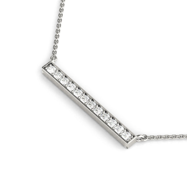 Trapeze Bar Diamond Pendant · 0.24 ct tw