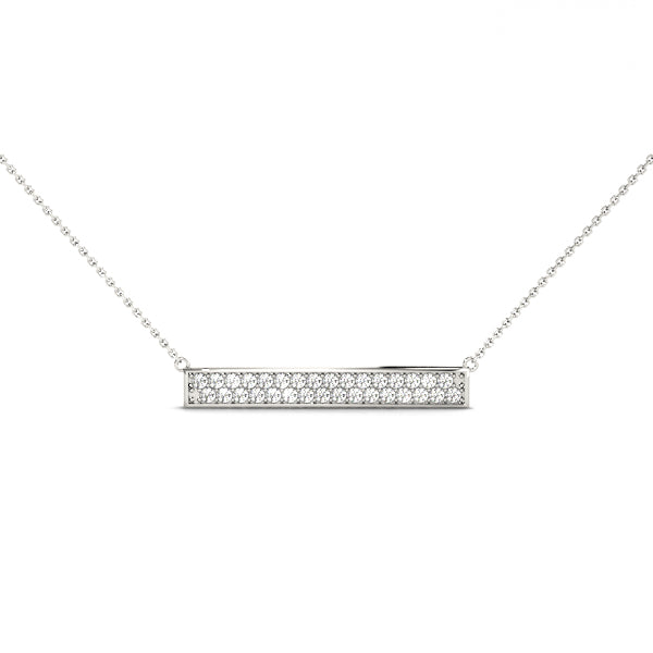 Trapeze Bar Diamond Pendant · 0.36 ct tw