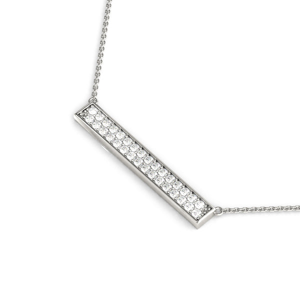 Trapeze Bar Diamond Pendant · 0.36 ct tw
