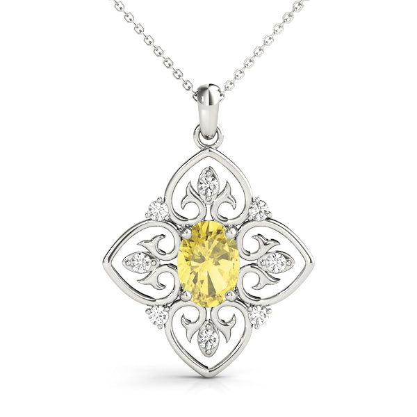 Oval Diamond Pendant · 1.07 ct tw