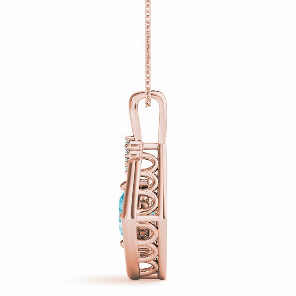 Cushion Diamond Pendant · 0.74 ct tw