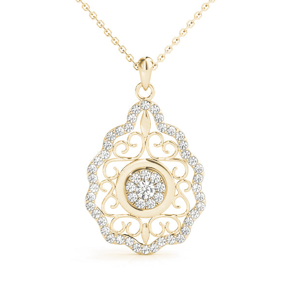 Round Diamond Pendant · 0.23 ct tw
