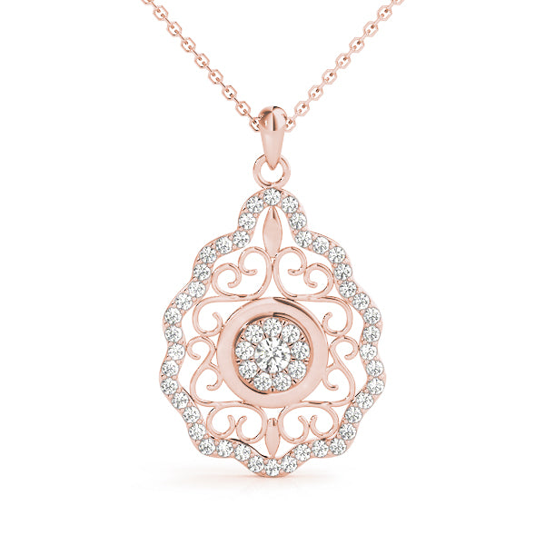 Round Diamond Pendant · 0.23 ct tw