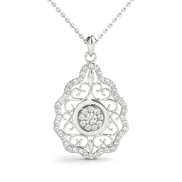 Round Diamond Pendant · 0.23 ct tw