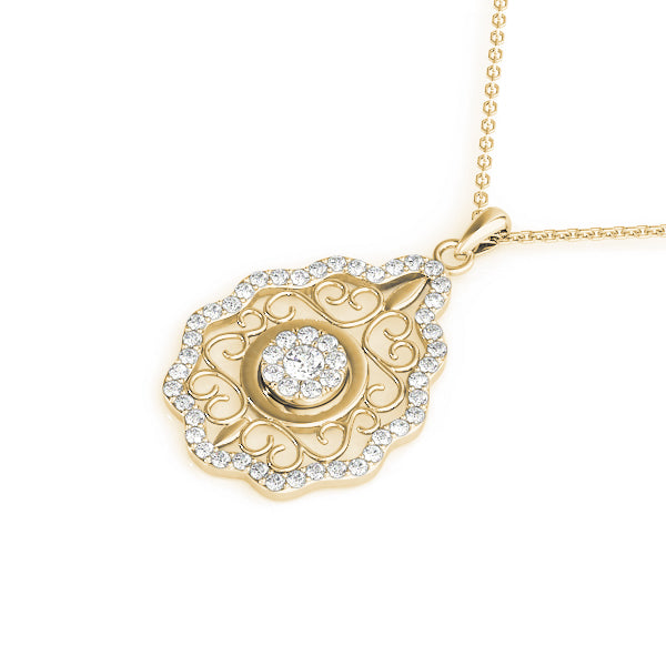 Round Diamond Pendant · 0.23 ct tw