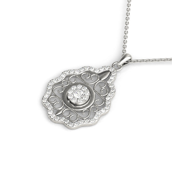 Round Diamond Pendant · 0.23 ct tw