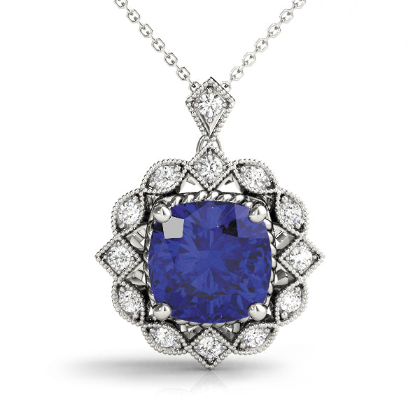 Cushion 8x8 Diamond Pendant · 0.08 ct tw