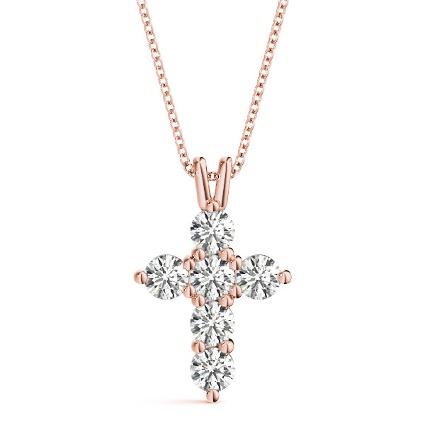Cross Diamond Pendant · 0.54 ct tw