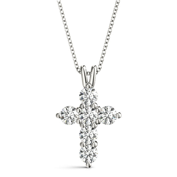 Cross Diamond Pendant · 0.72 ct tw