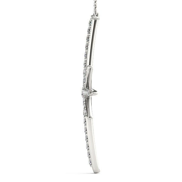 Round Cross Diamond Pendant · 0.48 ct tw