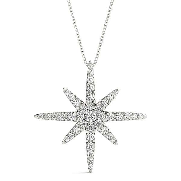 Round Fashion Diamond Pendant · 0.46 ct tw