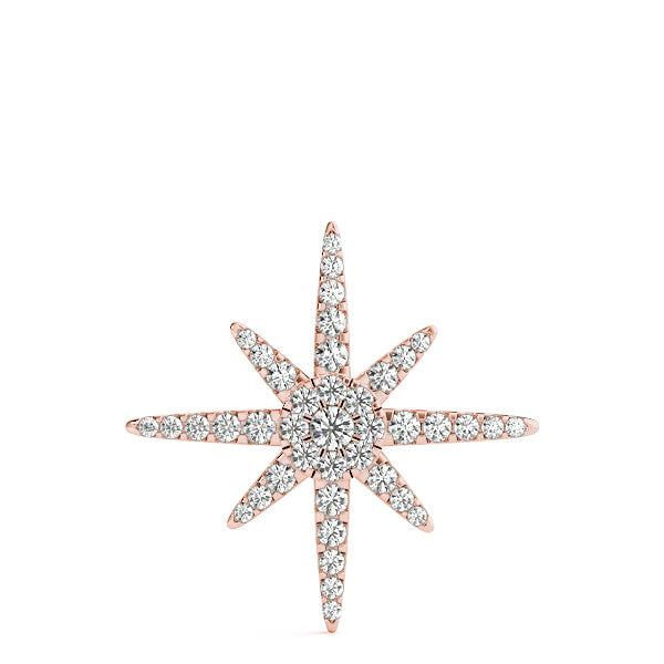 Round Fashion Diamond Pendant · 0.46 ct tw