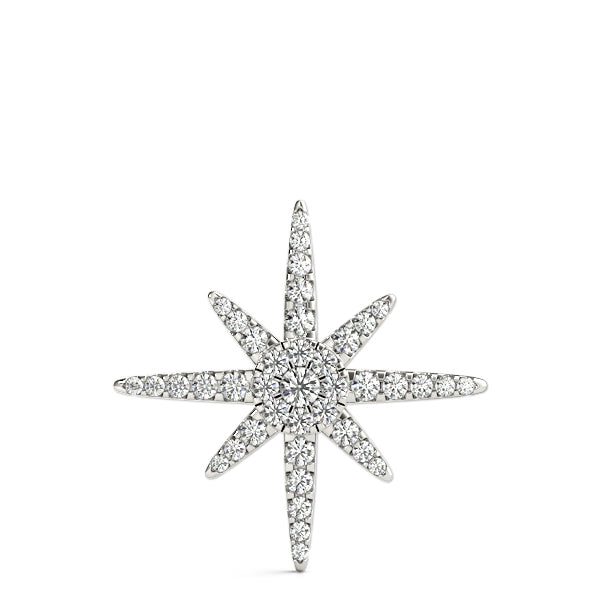 Round Fashion Diamond Pendant · 0.46 ct tw