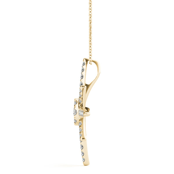 Round Fashion Diamond Pendant · 0.46 ct tw