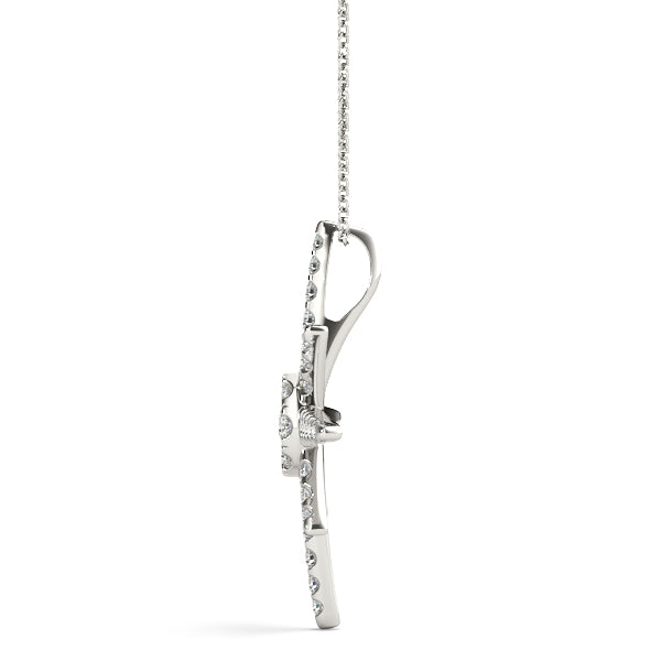 Round Fashion Diamond Pendant · 0.46 ct tw