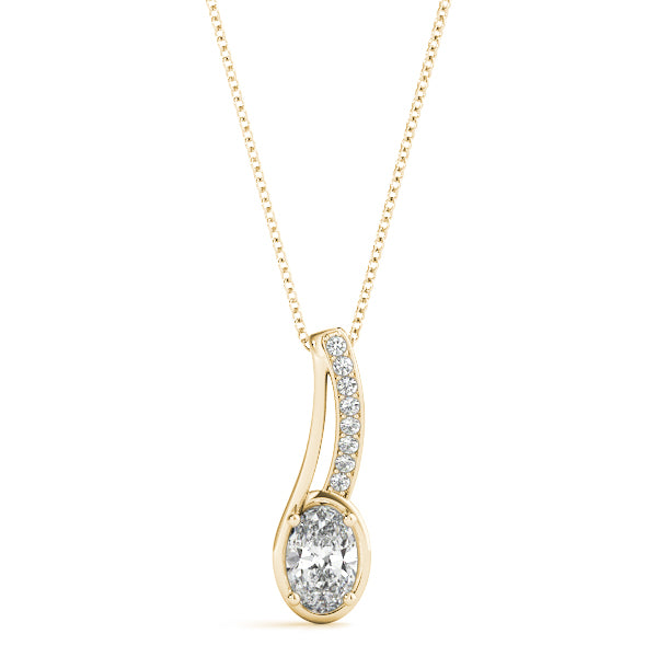 Oval Fashion Diamond Pendant · 0.29 ct tw