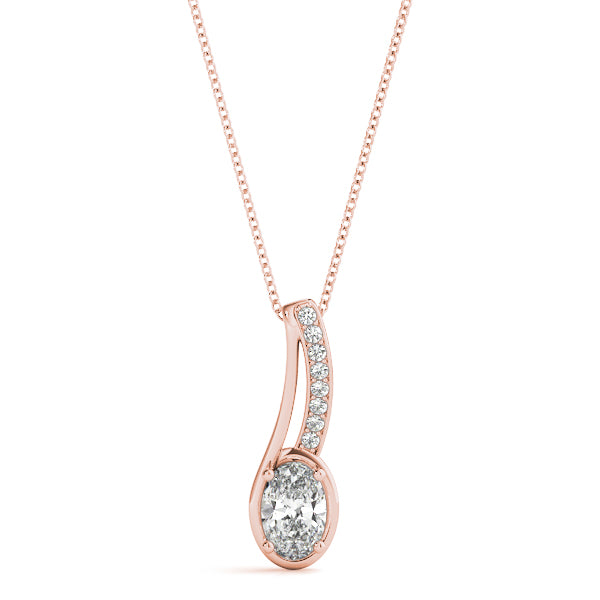Oval Fashion Diamond Pendant · 2.04 ct tw