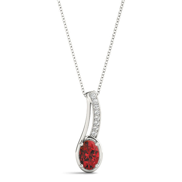 Oval Fashion Diamond Pendant · 0.29 ct tw