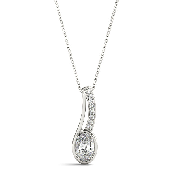 Oval Fashion Diamond Pendant · 2.04 ct tw