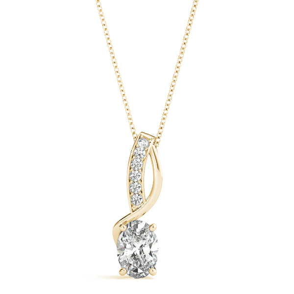 Oval Fashion Diamond Pendant · 0.29 ct tw