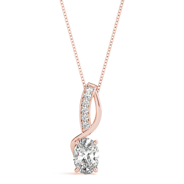 Oval Fashion Diamond Pendant · 0.29 ct tw