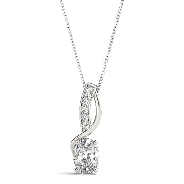 Oval Fashion Diamond Pendant · 2.04 ct tw