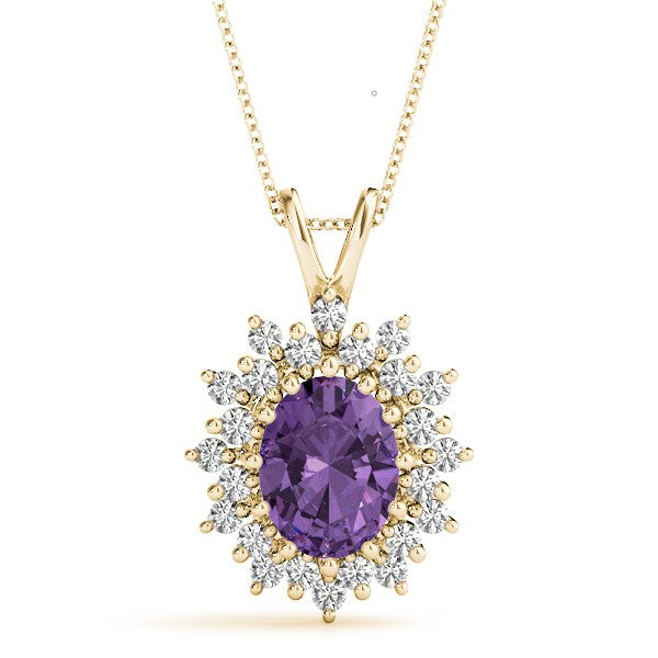 Oval Fashion Diamond Pendant · 0.39 ct tw